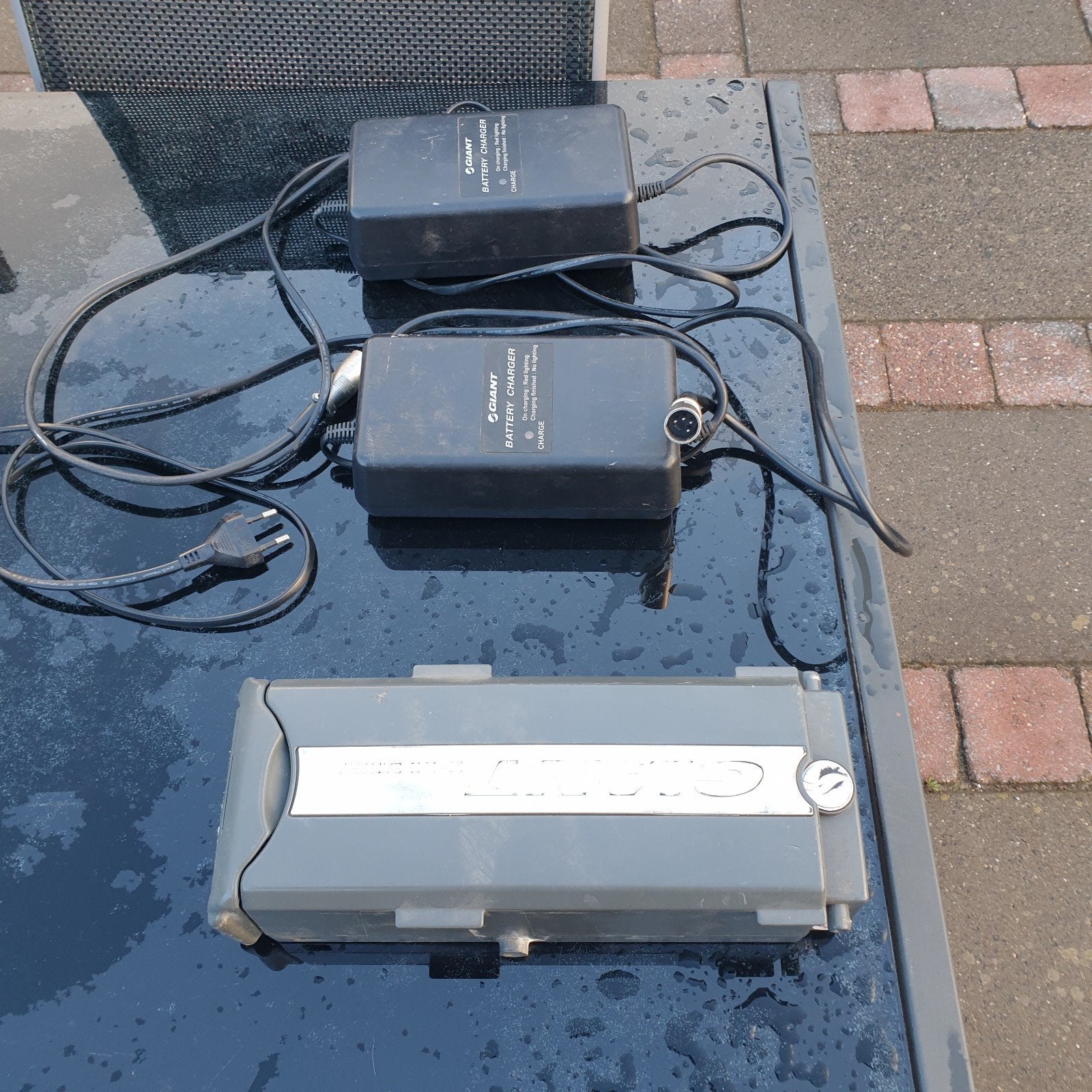 giant double twist/ laders + accu, Fietsen en Brommers, Ophalen, Gebruikt