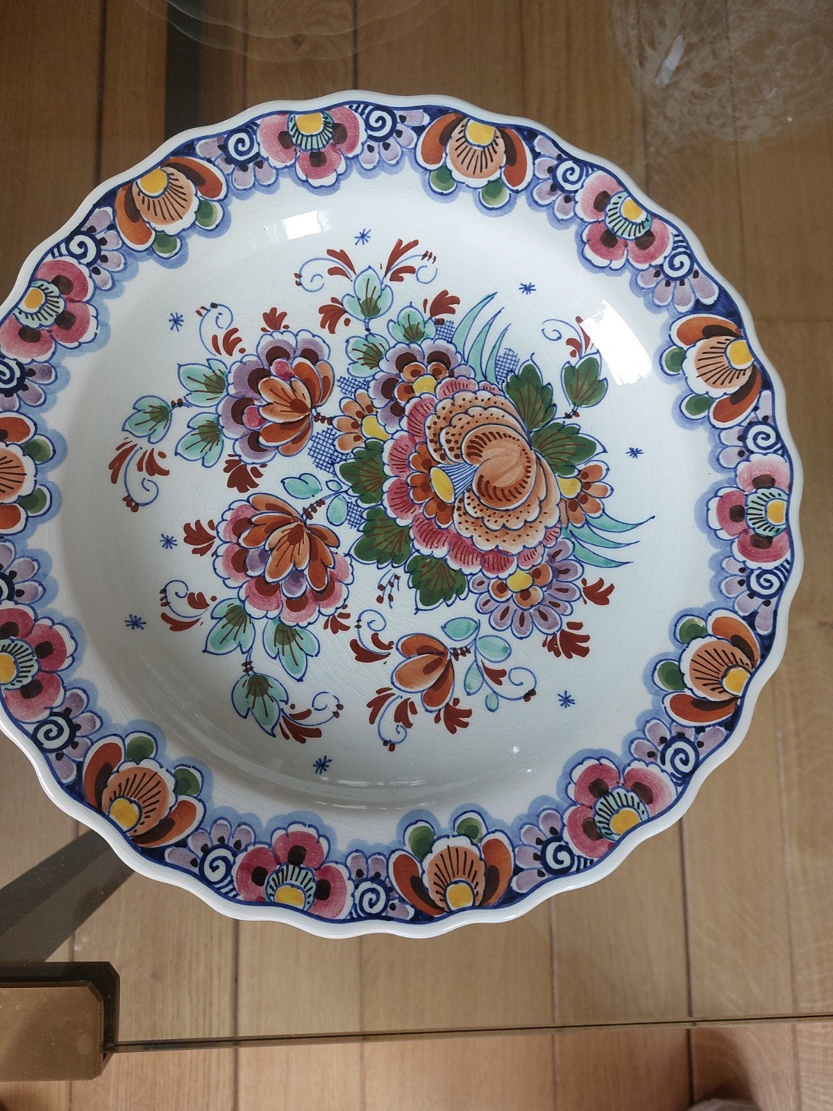 Handbeschilderde Royal Goedewaagen Delft wandschotel, Antiek en Kunst, Antiek | Wandborden en Tegels, Ophalen of Verzenden