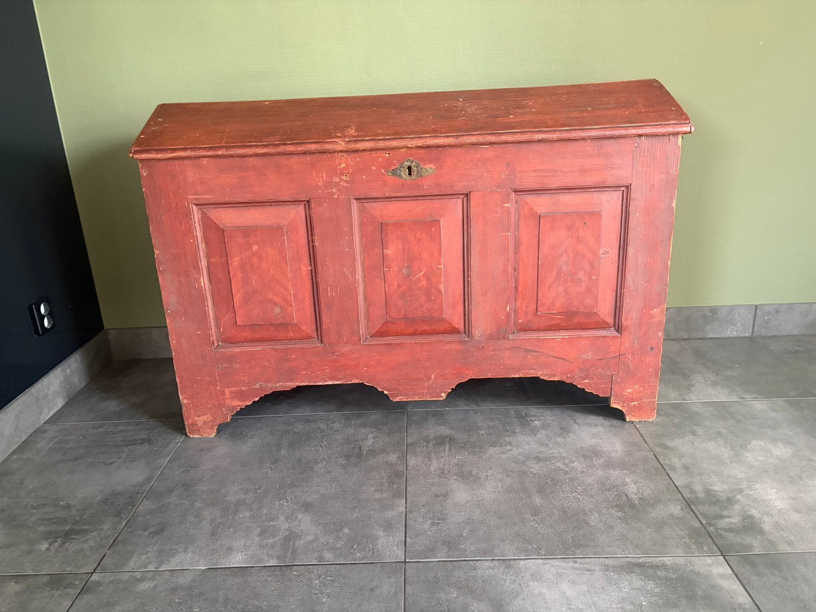 Dekenkist/ speelgoedkist, Ophalen, Gebruikt, 25 tot 50 cm, Brocante