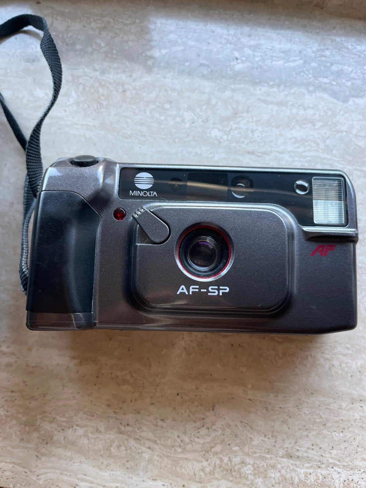 Minolta AF-SP Compact Camera met Draagriem en Hoes, Ophalen of Verzenden, Gebruikt, Compact, Minolta
