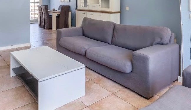 banken met salontafel en tv tafel, Huis en Inrichting, Ophalen, Gebruikt, 150 tot 200 cm, Driepersoons