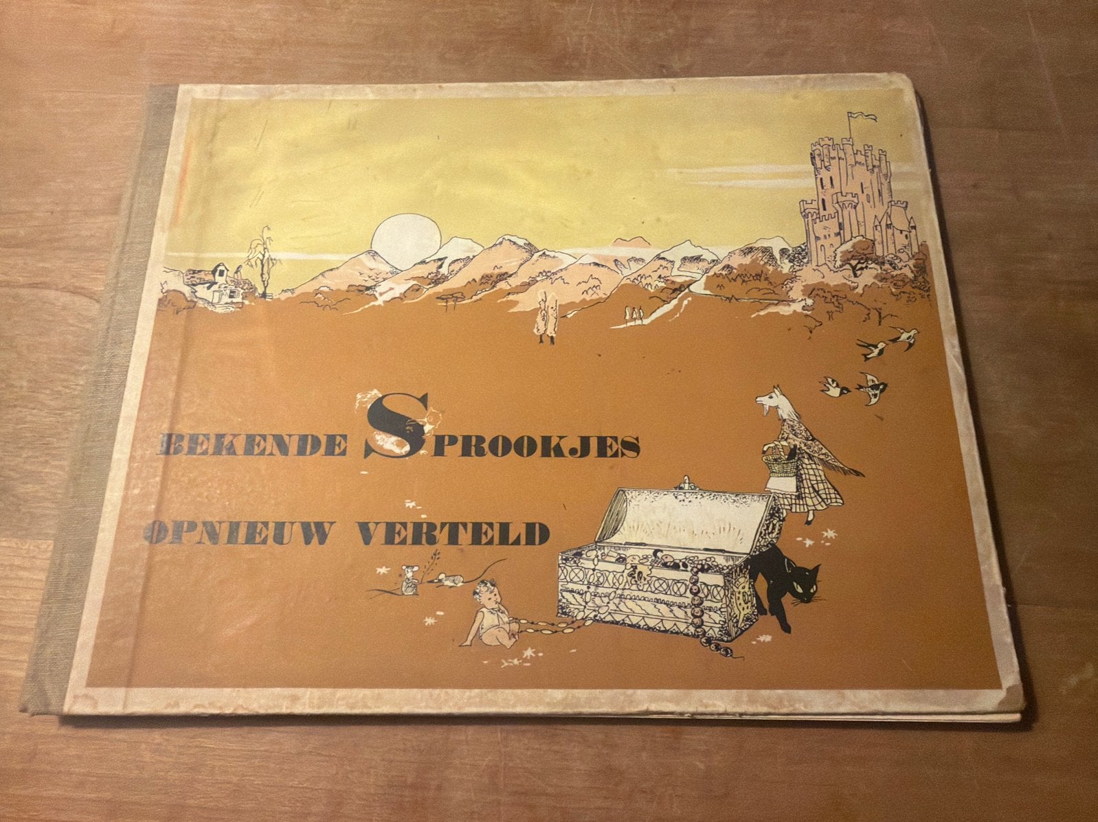 Bekende Sprookjes Opnieuw Verteld - Vintage Kinderboek, Boeken, Ophalen of Verzenden, Gelezen