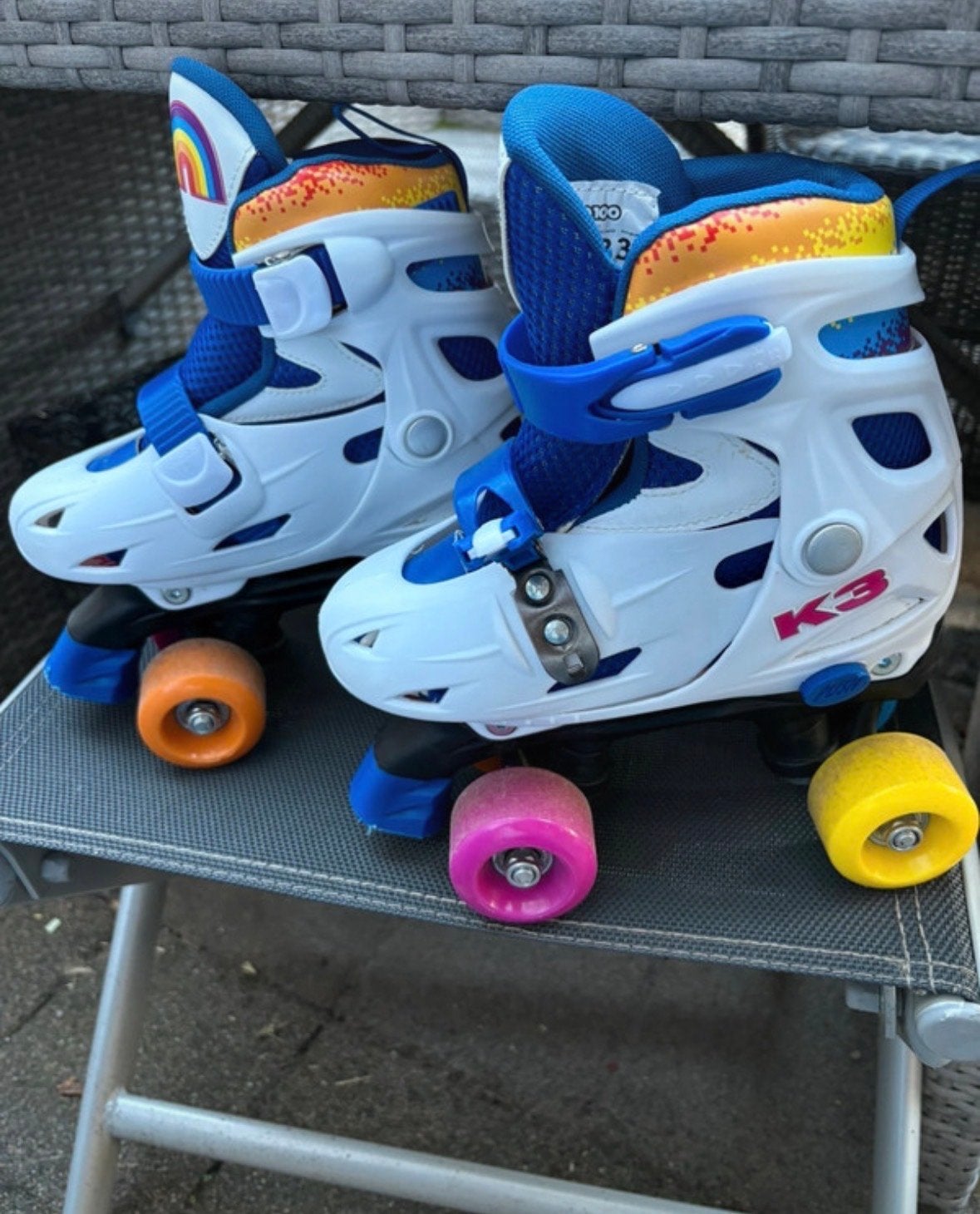 K3 rolschaatsen verstelbaar maat 30-33, Kinderen en Baby's, Ophalen of Verzenden, Verstelbaar, Gebruikt, Kinderen