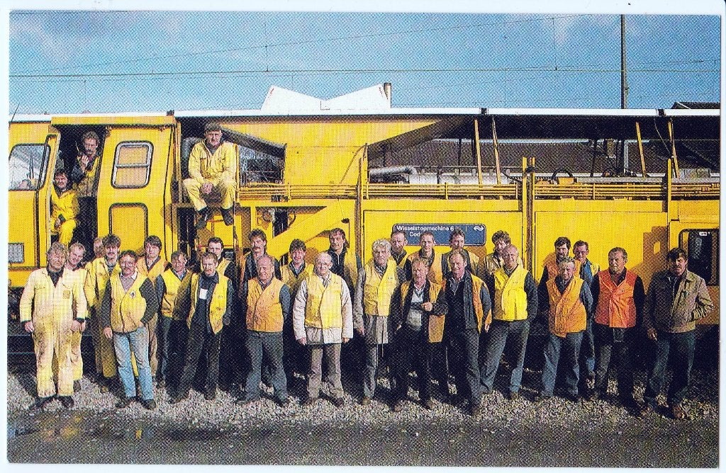Boxtel Sectie wegonderhoud N.S. personeel 1986., Ophalen, 1980 tot heden, Ongelopen, Noord-Brabant