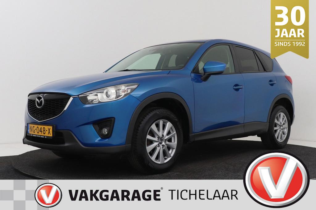Mazda CX-5 2.0 TS 4WD | Automaat | Navi | Trekhaak, Automaat, Zwart, 4 cilinders, Blauw
