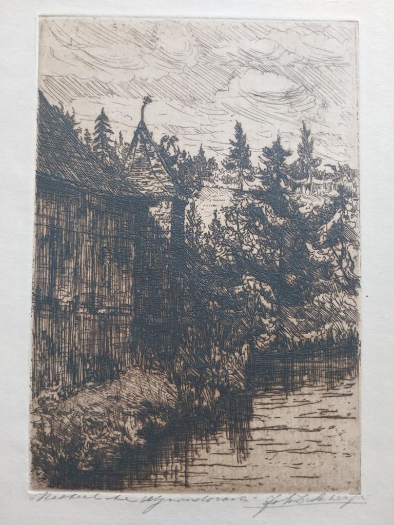 Kasteel wijnandsrade joh scherft, Antiek en Kunst, Ophalen of Verzenden