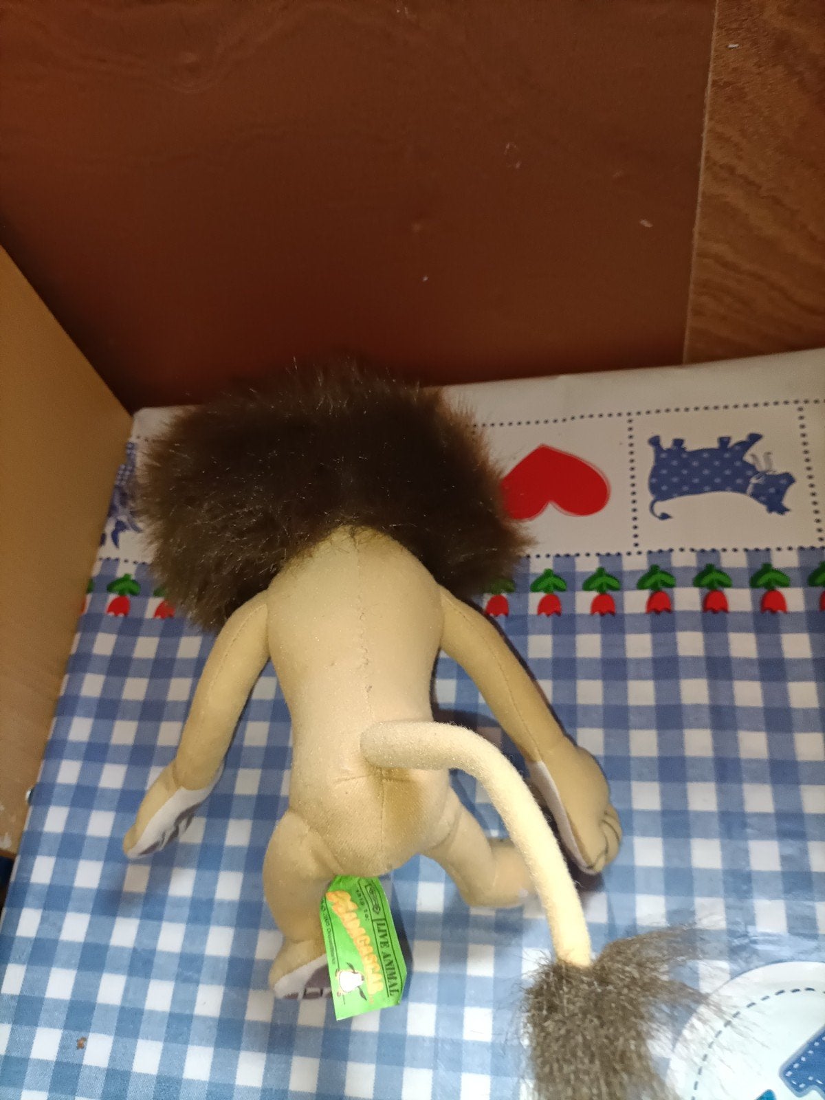 Madagascar Alex de Leeuw knuffel 25 cm groot, Ophalen of Verzenden, Zo goed als nieuw, Overige typen