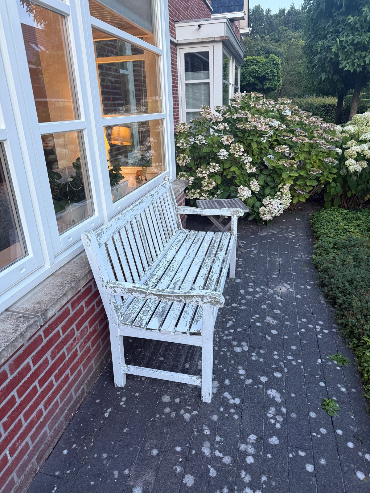 houten tuinbank - opknapper, Ophalen, Gebruikt, Hout