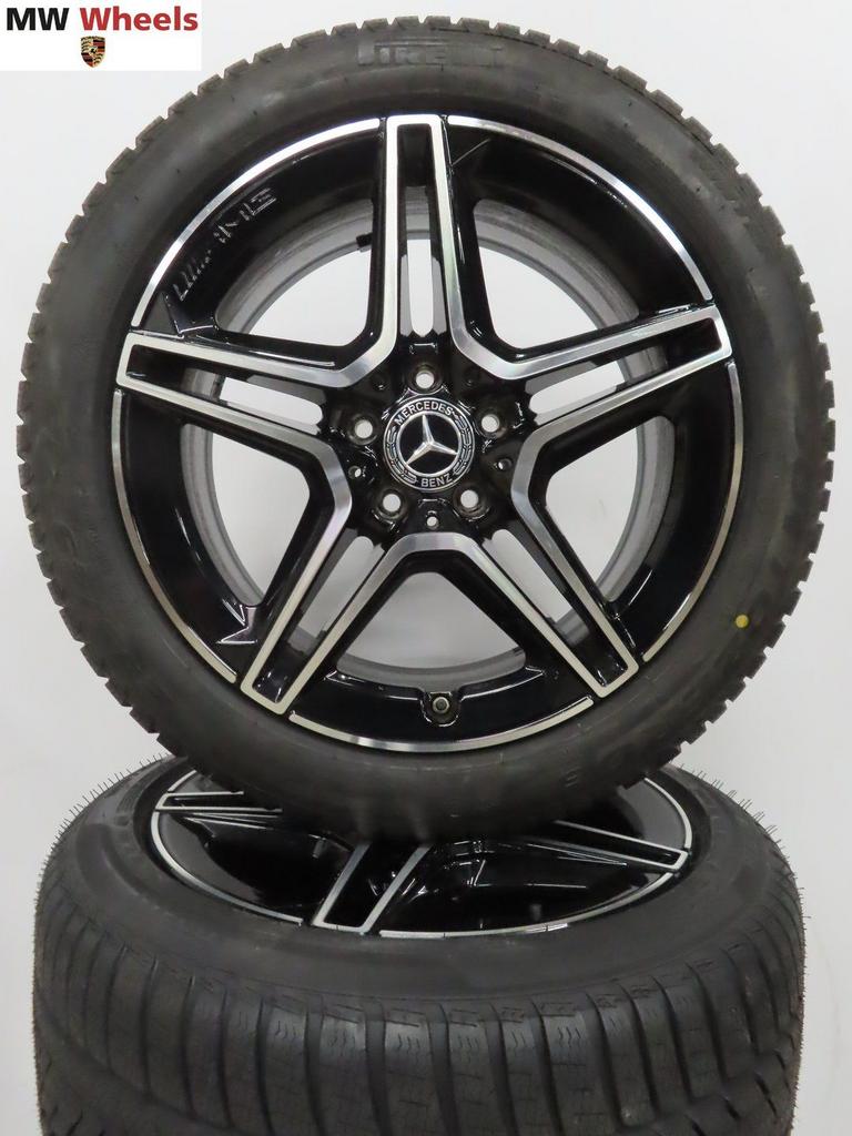 Mercedes E klasse W213 AMG 18 inch velgen winterbanden nieuw, 18 inch, -, -, Banden en Velgen