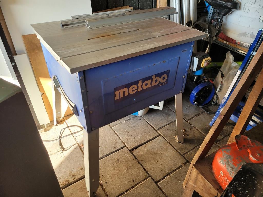 metabo pk255/2,50 zaagtafel met nieuw zaagblad, Doe-het-zelf en Verbouw, Ophalen, Gebruikt, Cirkelzaag, 70 mm of meer
