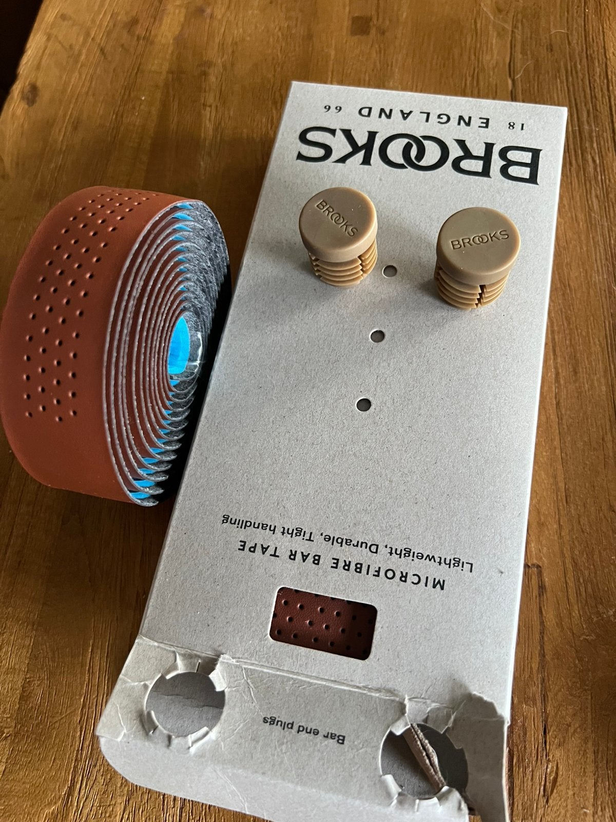 Brooks Microfibre Bar Tape bruin nieuw, Fietsen en Brommers, Fietsonderdelen, Ophalen of Verzenden, Nieuw, Stuur, Overige materialen