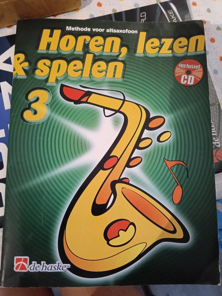 Bladmuziek alt sax, Muziek en Instrumenten, Bladmuziek, Ophalen, Gebruikt, Jazz, Saxofoon