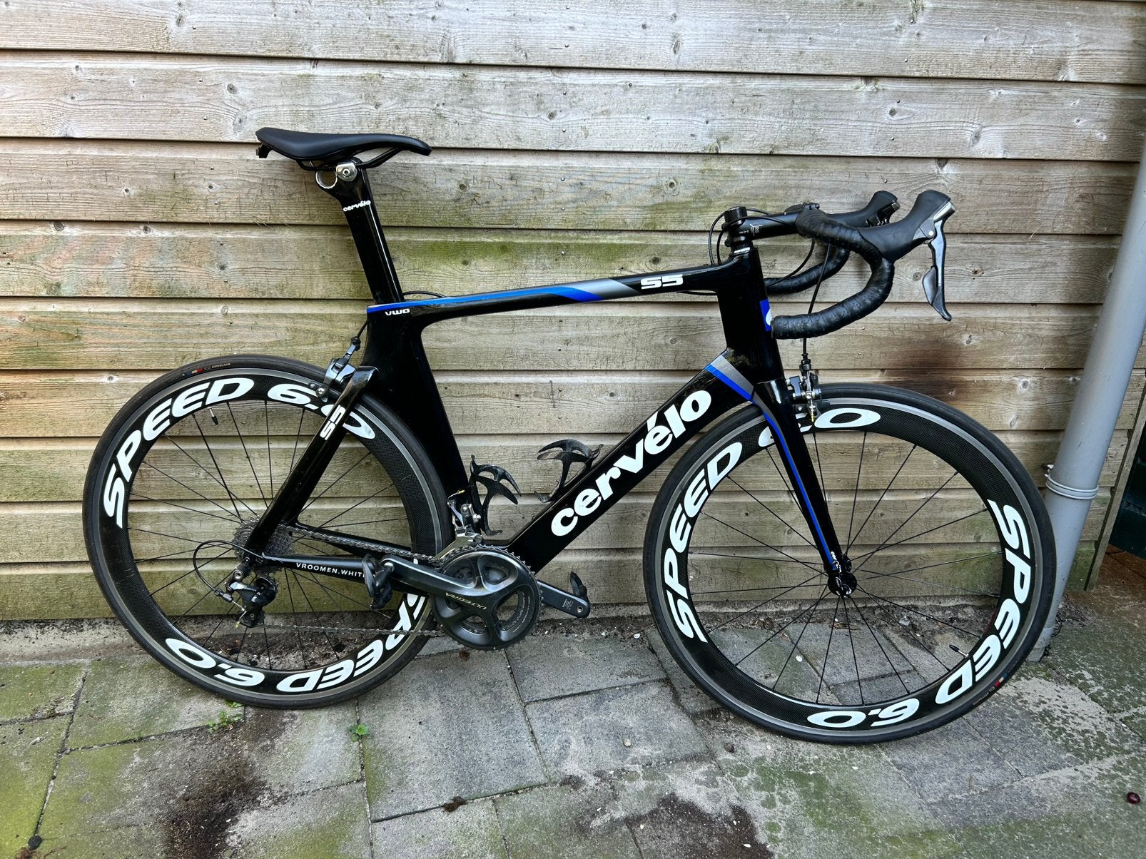Cervelo S5, 28 inch, Gebruikt, Carbon, Velgrem