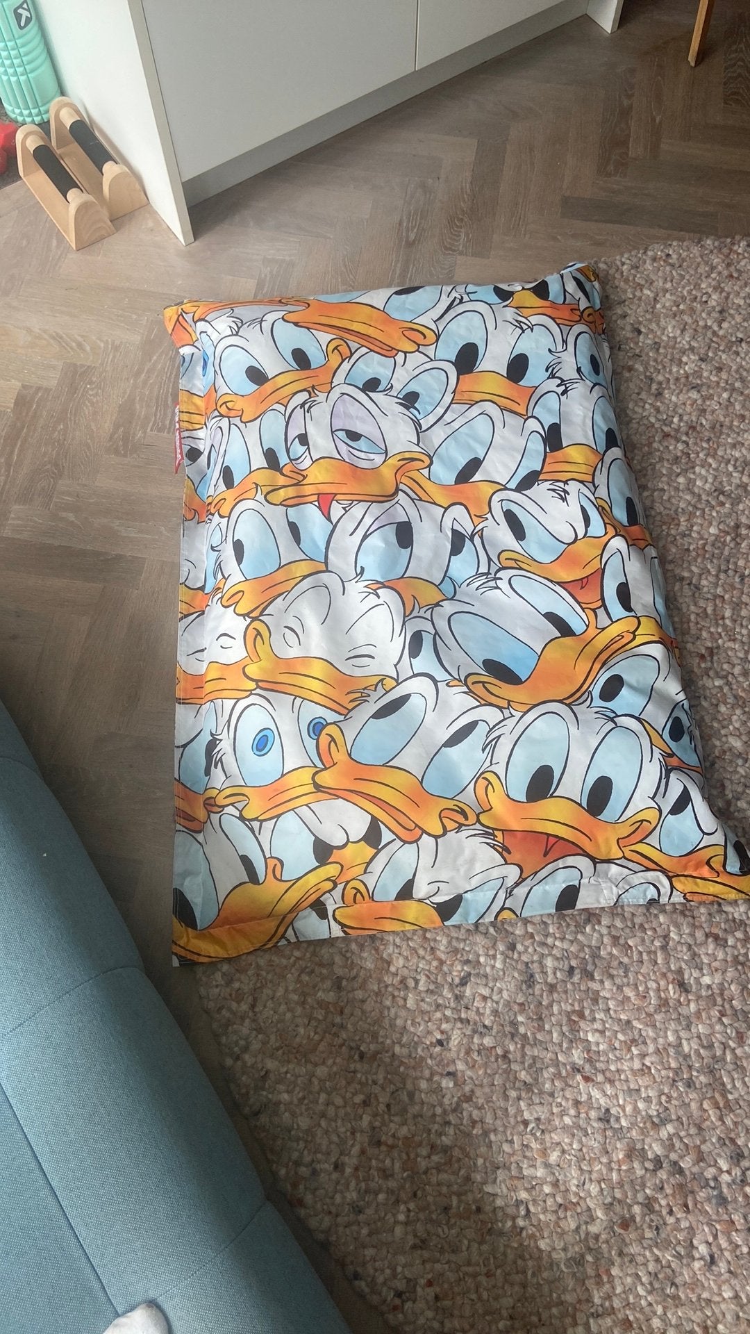 Zitzak donald duck, Huis en Inrichting, Zitzakken, Ophalen, Zo goed als nieuw, Meerkleurig, Zitzak