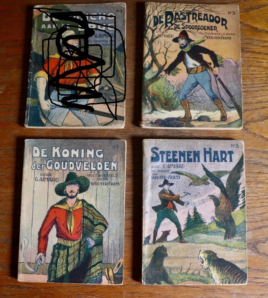 De Rastreador - G. Aimard. En nog 2 delen uit 1924!, Ophalen