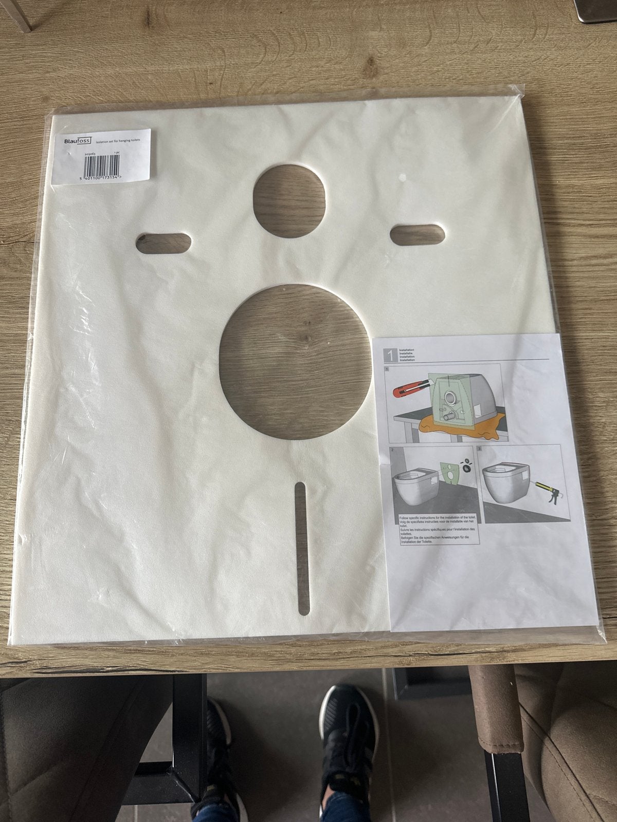 Blaufoss isolatie voor hangtoiletten - Nieuw, Ophalen of Verzenden, Nieuw, Toilet