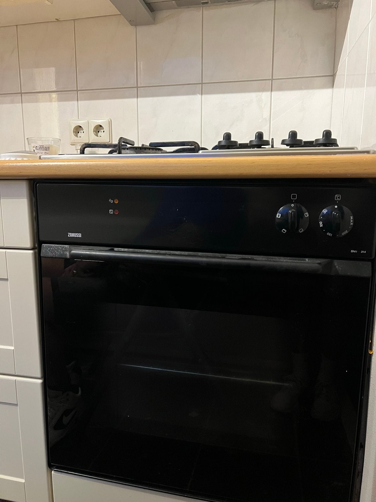 Zanussi Inbouw Oven BNN 314 - Zwart, 60 cm breed, Witgoed en Apparatuur, Ophalen, Gebruikt, Oven, 60 cm of meer