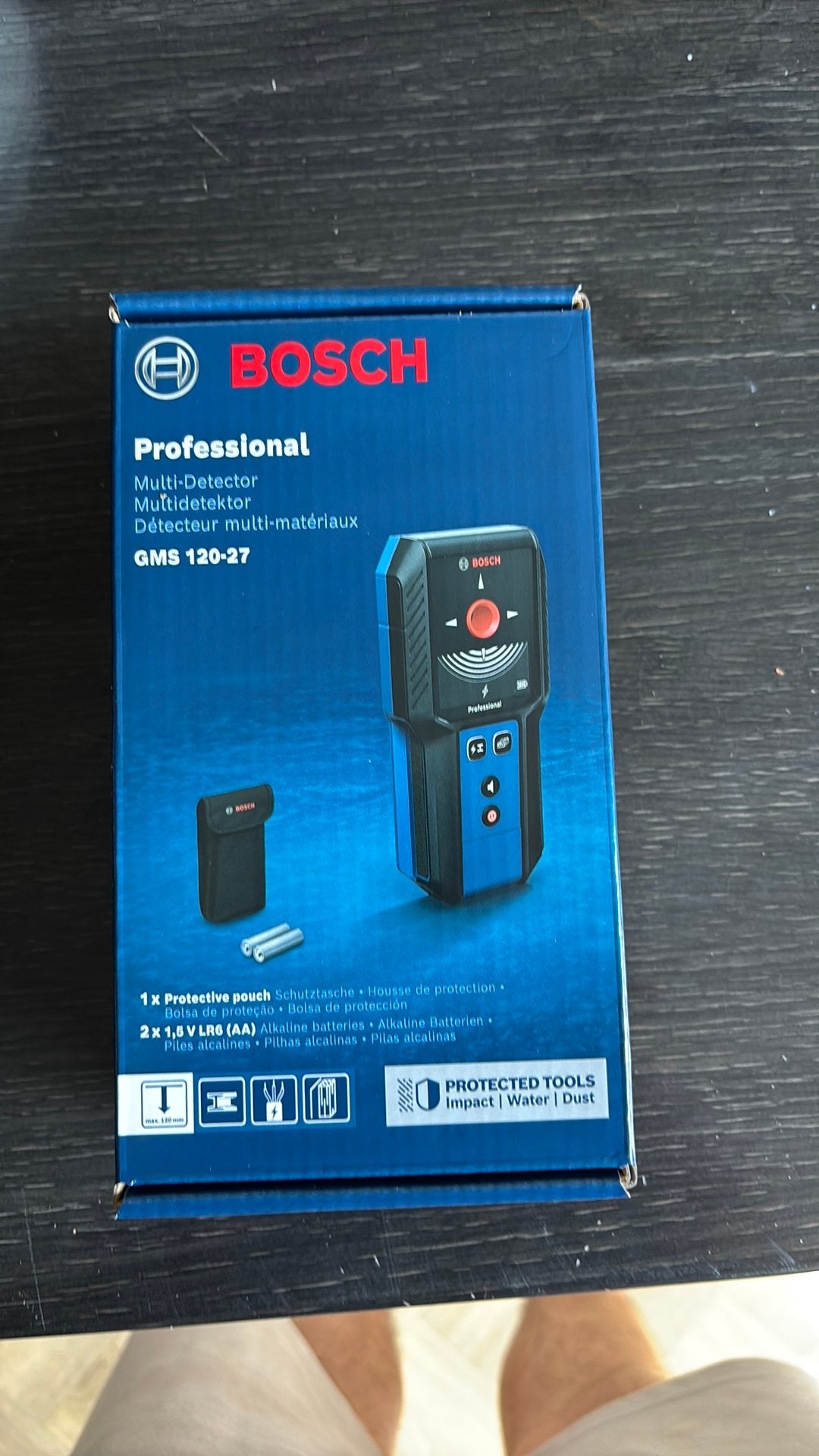 Nieuw: Bosch GMS 120-27 professional leidingzoeker, Doe-het-zelf en Verbouw, Meetapparatuur, Ophalen of Verzenden, Nieuw, Overige meters