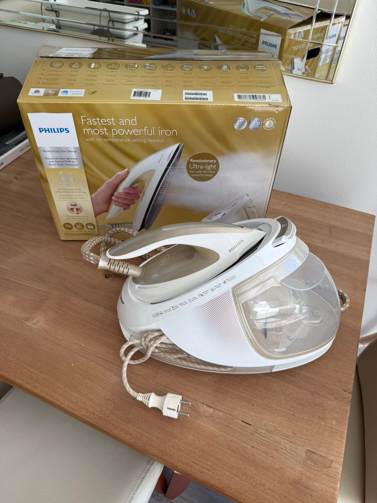 Philips strijkijzer stoomgenerator, Ophalen, Zo goed als nieuw