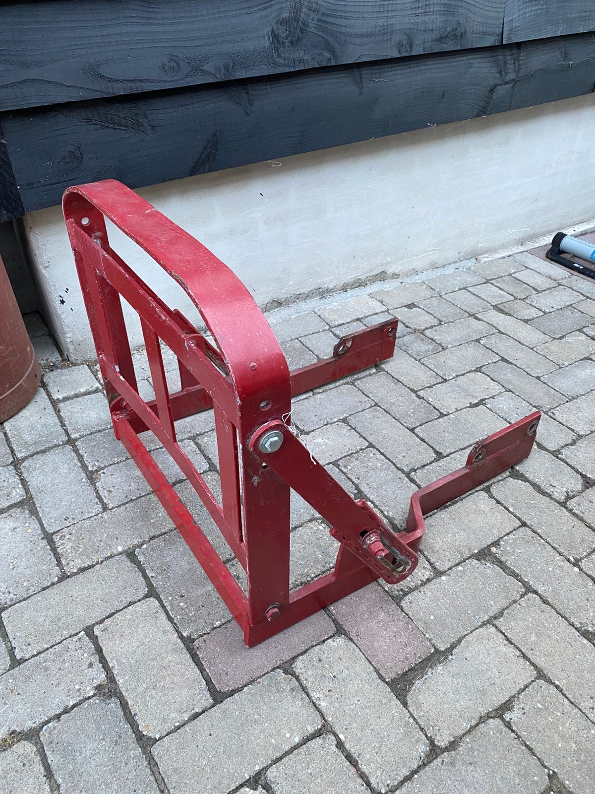 Frontrek/gewichtendrager, Ophalen