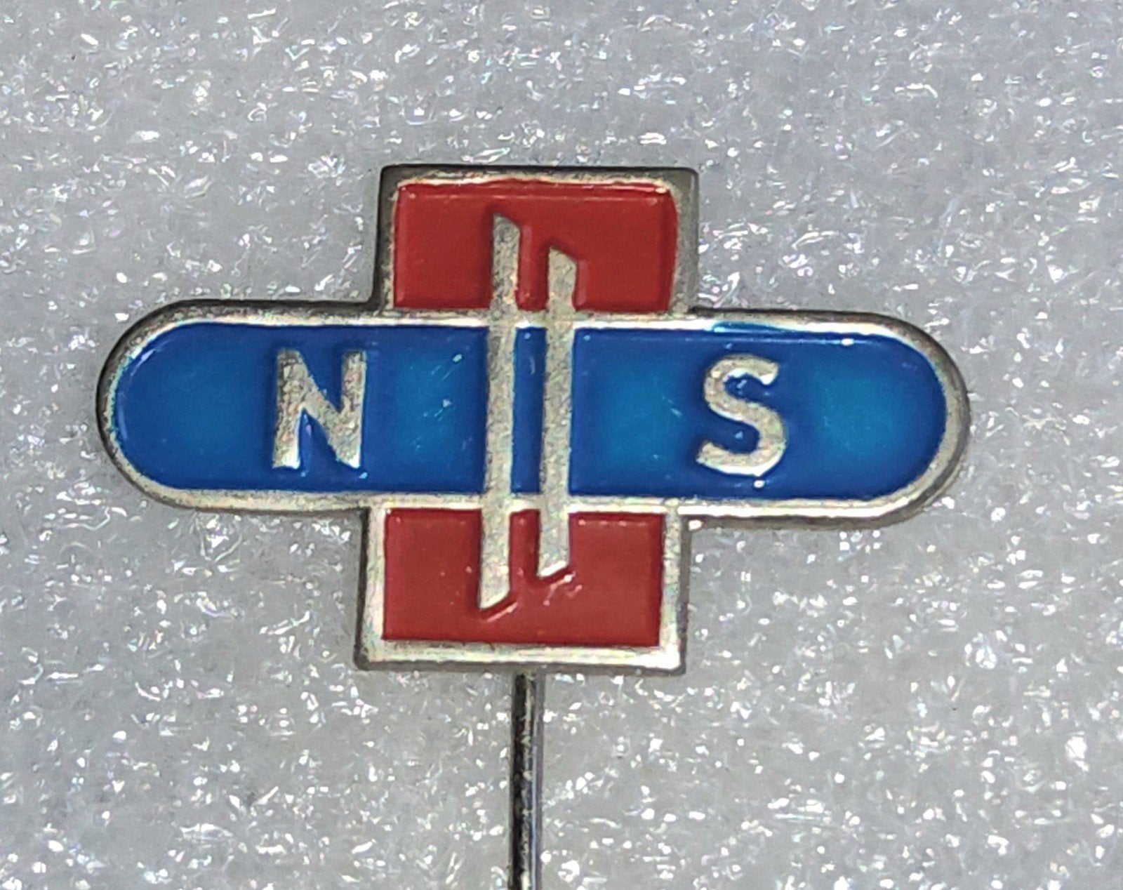Vintage NS Speldje - Nederlandse Spoorwegen, Verzamelen, Ophalen of Verzenden, Gebruikt, Transport, Speldje of Pin