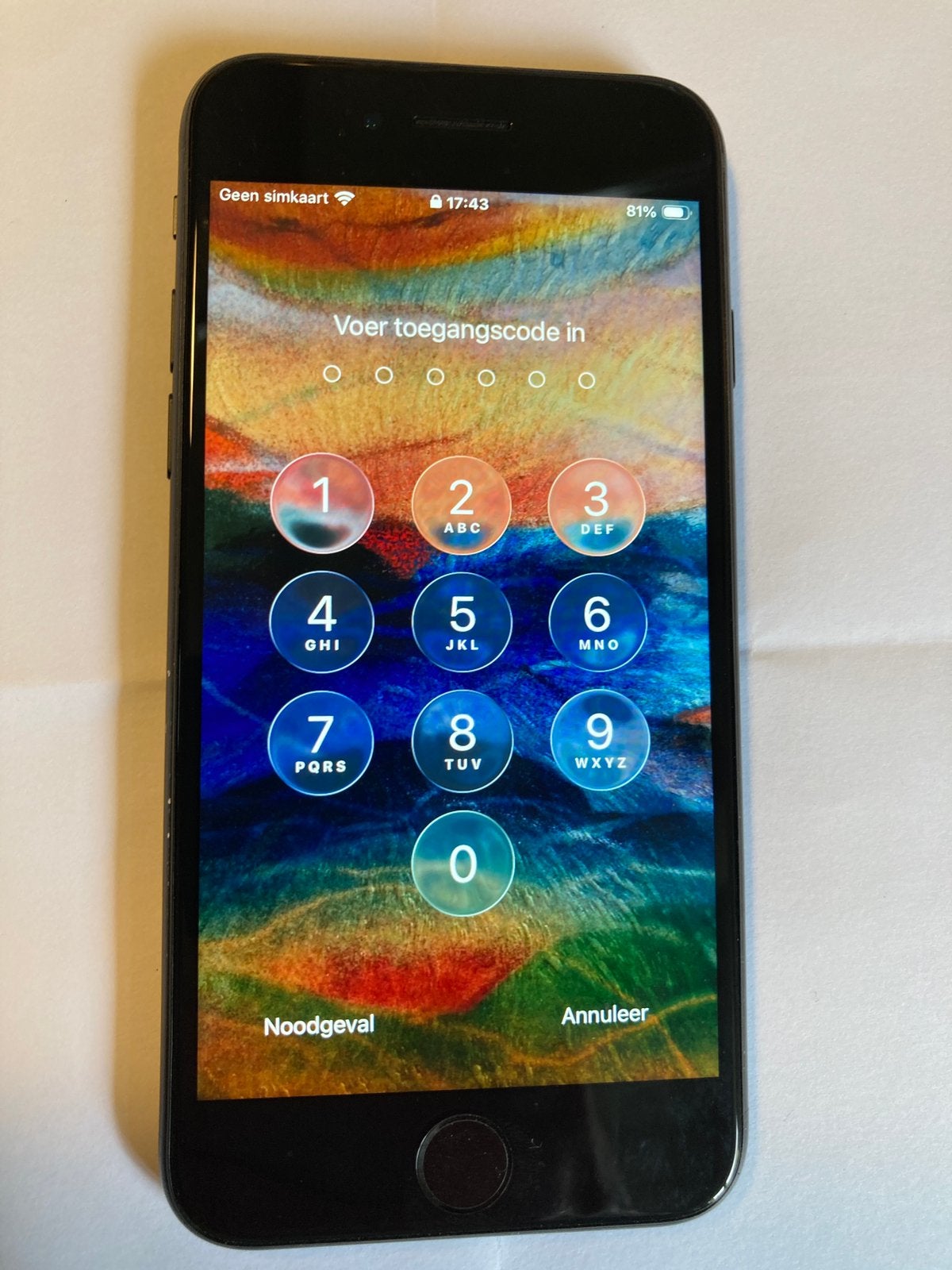 iPhone SE, Ophalen, Overige modellen, Zwart, Zo goed als nieuw