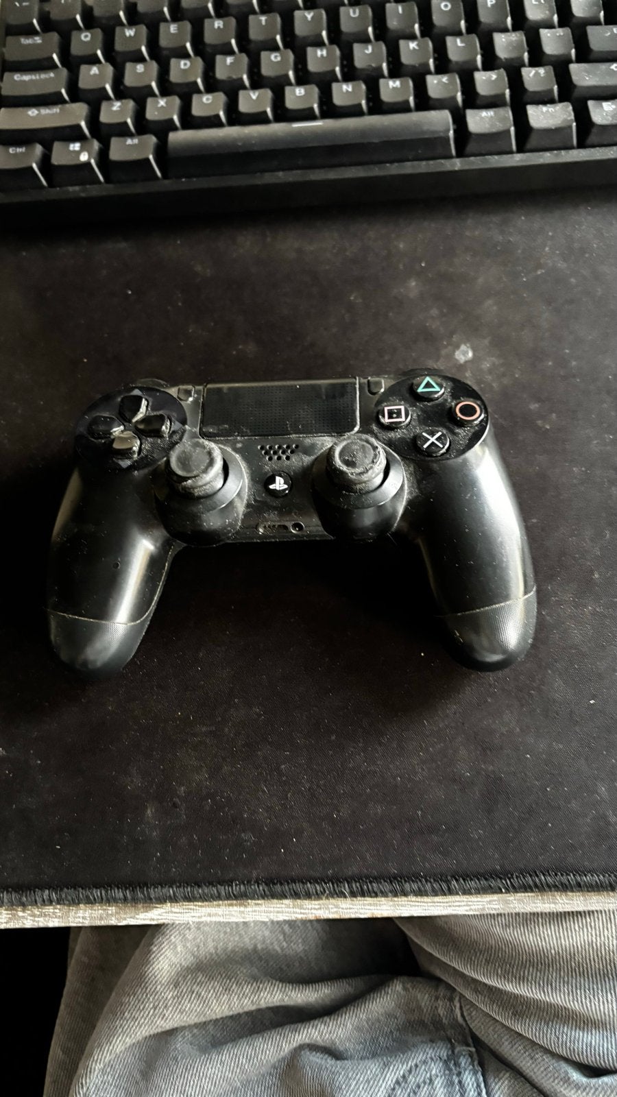 PlayStation 4 Controller - Zwart, Ophalen of Verzenden, Zo goed als nieuw, Controller, PlayStation 4