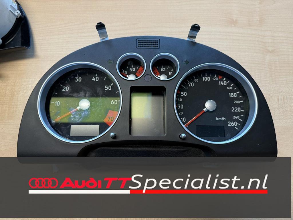 Tellerklok/ Instrumentenpaneel gereviseerd Audi TT 8N, Gebruikt, -, -, -