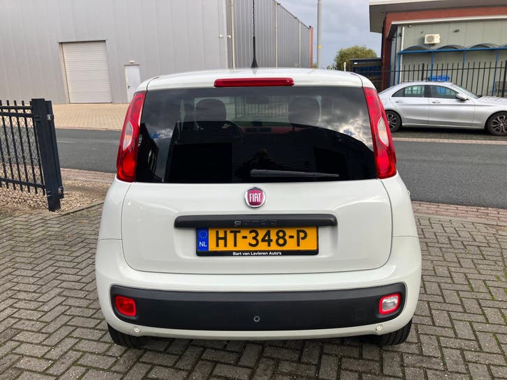 Fiat Panda 1.2 Lounge+ Pack STOERE PANDA !, Auto's, Gebruikt, Verwarmde buitenspiegels, Wit, Origineel Nederlands