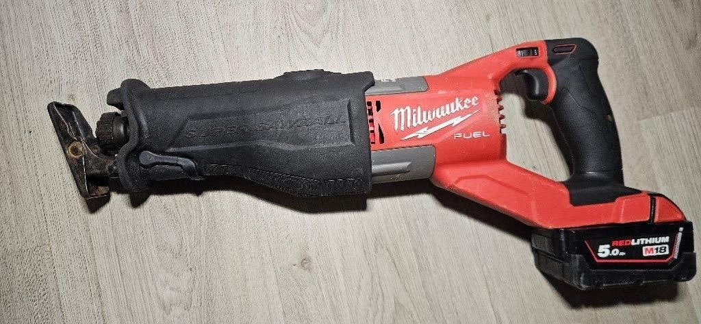 Milwaukee M18 FSX + 5.0Ah accu, Gebruikt, Ophalen of Verzenden, Milwaukee, 1200 watt of meer