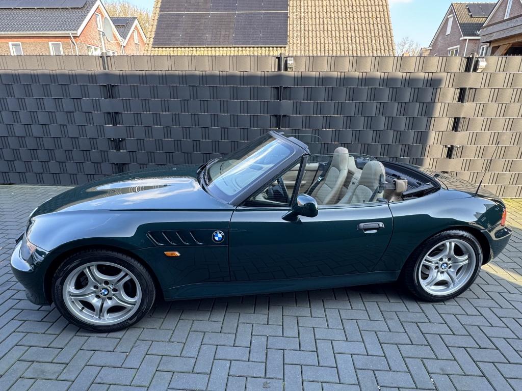 BMW Z3 Roadster 1.8 GROEN| LEER| LM VELGEN| 2 JAAR APK| TOP, Auto's, Oldtimers, Beige, Cabriolet, Bedrijf, Handgeschakeld