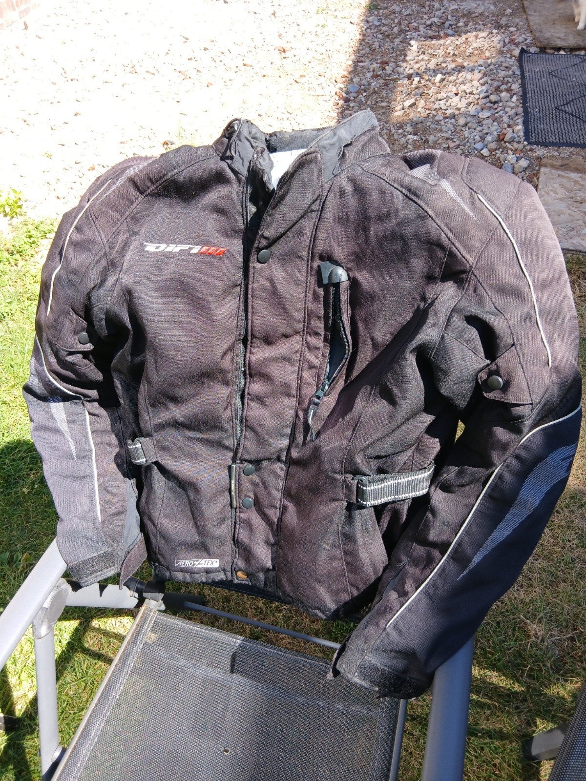 Difi textiel motorjas - Zwart, maat L, Motoren, Kleding | Motorkleding, Jas | textiel, Heren, Difi, Ophalen of Verzenden