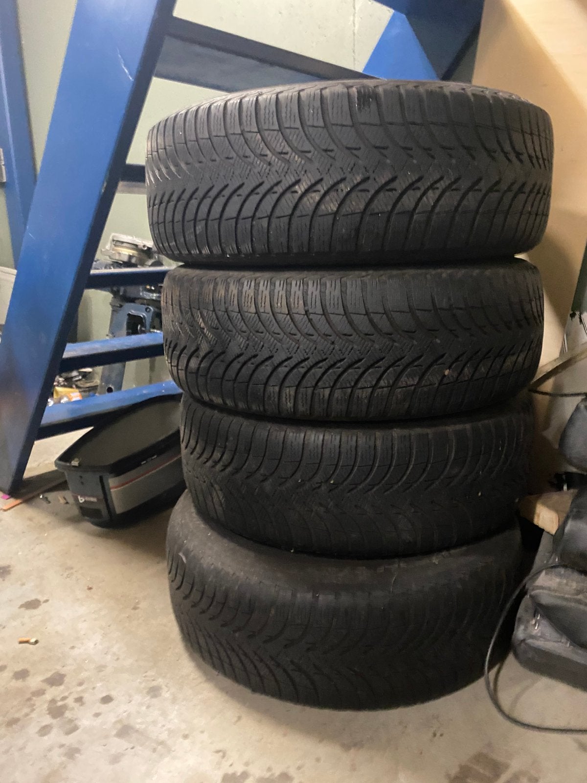 Michellene winterbanden inc 205/55r16, Auto-onderdelen, Banden en Velgen, 16 inch, Band(en), 205 mm, Winterbanden