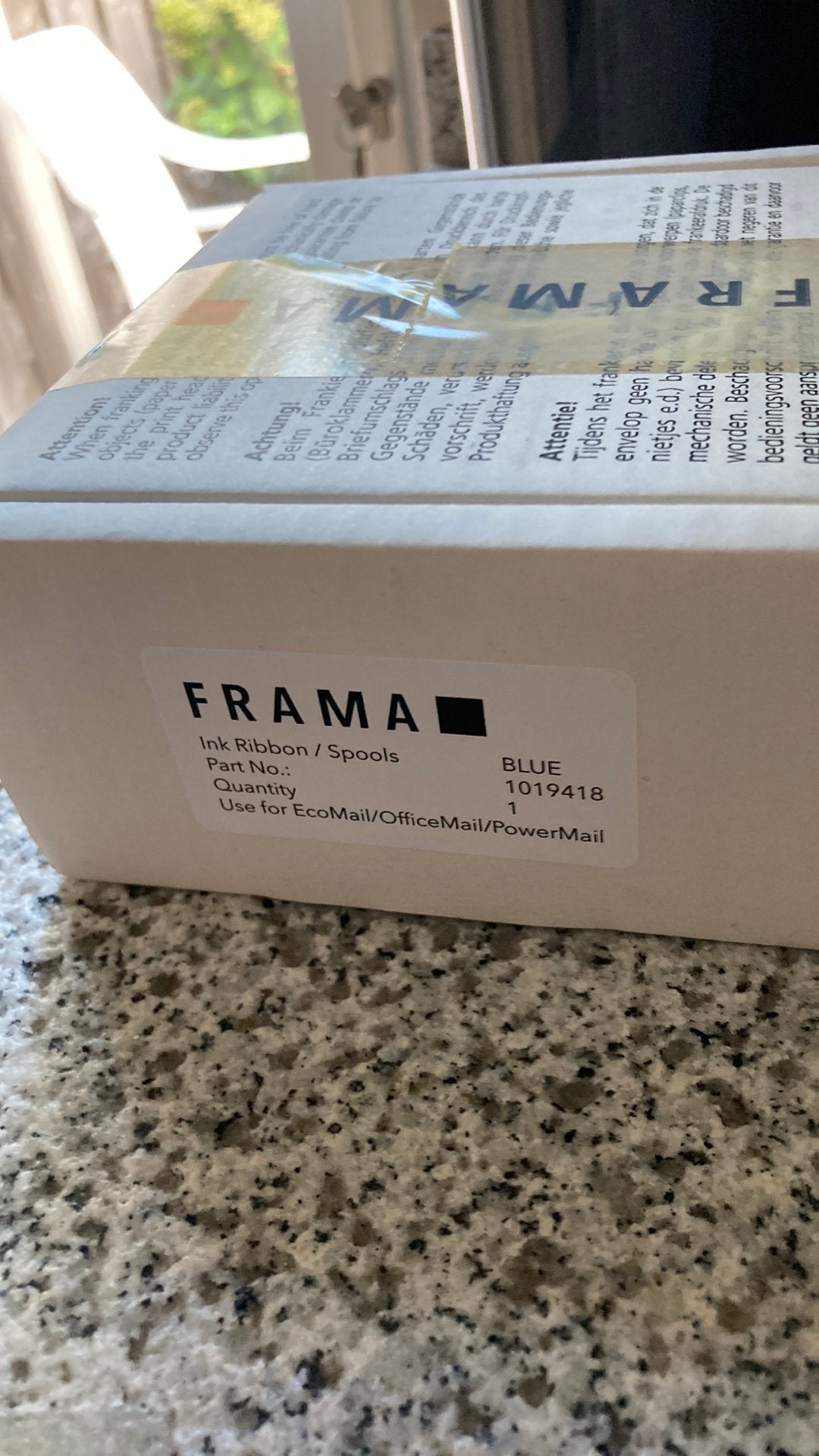 Frama Ink Ribbon Spools Blue 1 stuks NIEUW, Ophalen of Verzenden, Nieuw, Cartridge