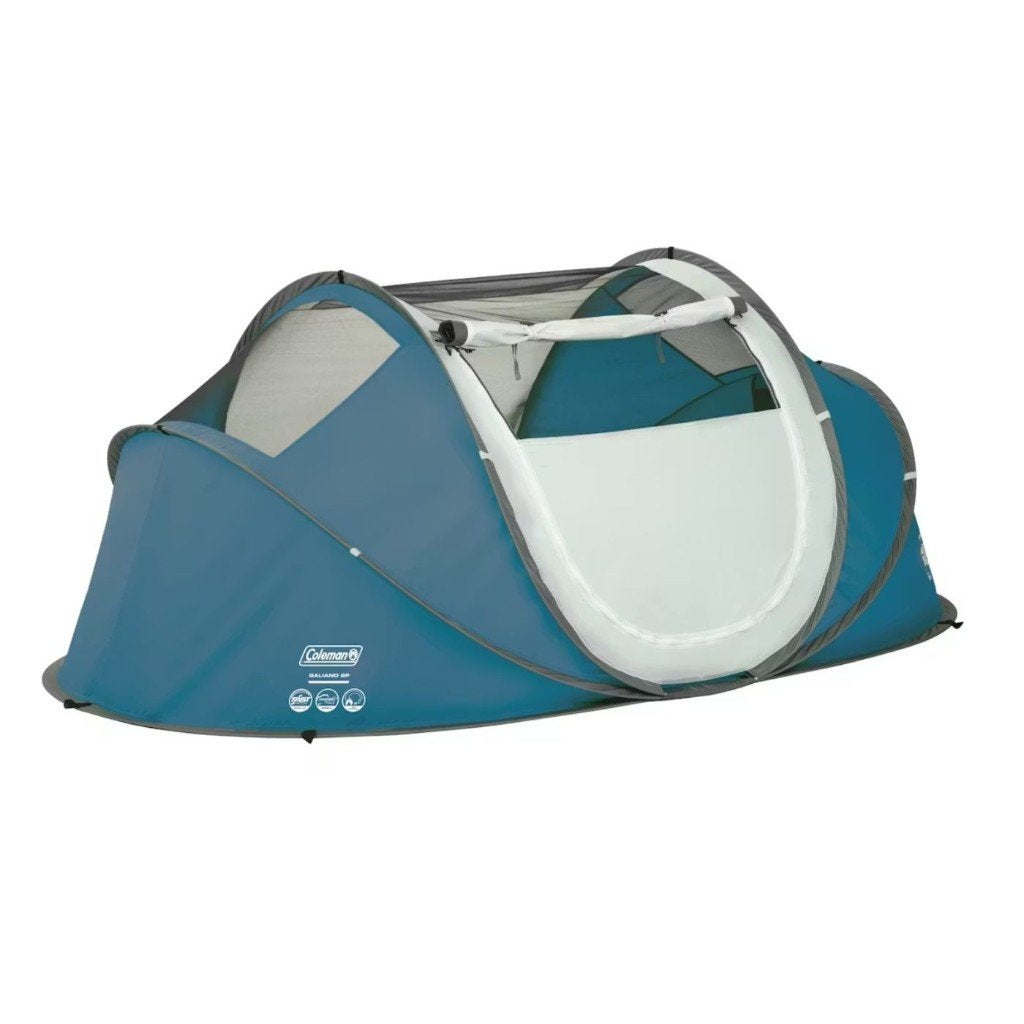 Coleman galiano 2 pop up tent blue, Ophalen of Verzenden, Zo goed als nieuw, Tot en met 2