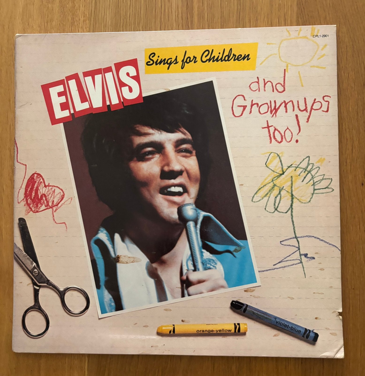 Elvis  Sings for Children  lp vinyl, Ophalen of Verzenden, Gebruikt, 12 inch, Poprock