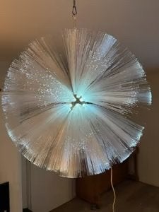 IKEA KALLT Glasvezel Hanglamp - Sfeervolle Verlichting, Ophalen, Gebruikt, Minder dan 25 cm, Minder dan 100 cm