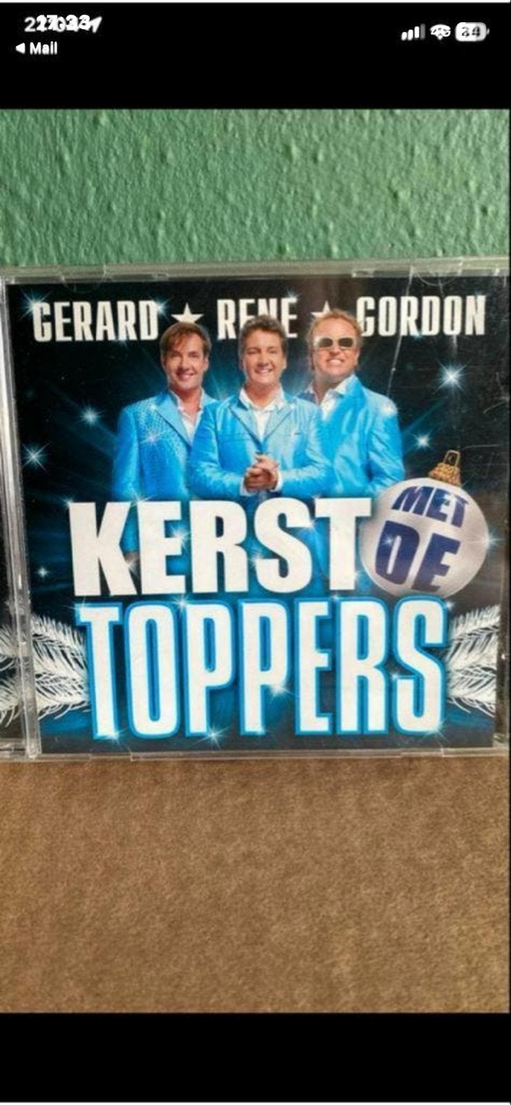 Kerst Toppers CD - Gerard, Rene, Gordon, Ophalen of Verzenden, Gebruikt, Kerst