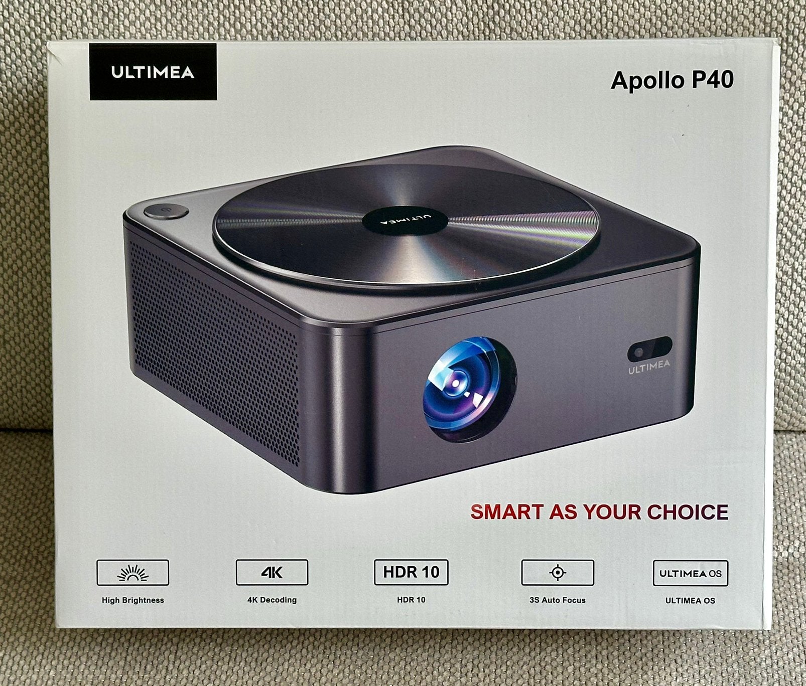 Beamer Ultimea Apollo P40, Verzenden, Zo goed als nieuw, LED, Ultra HD (4K)