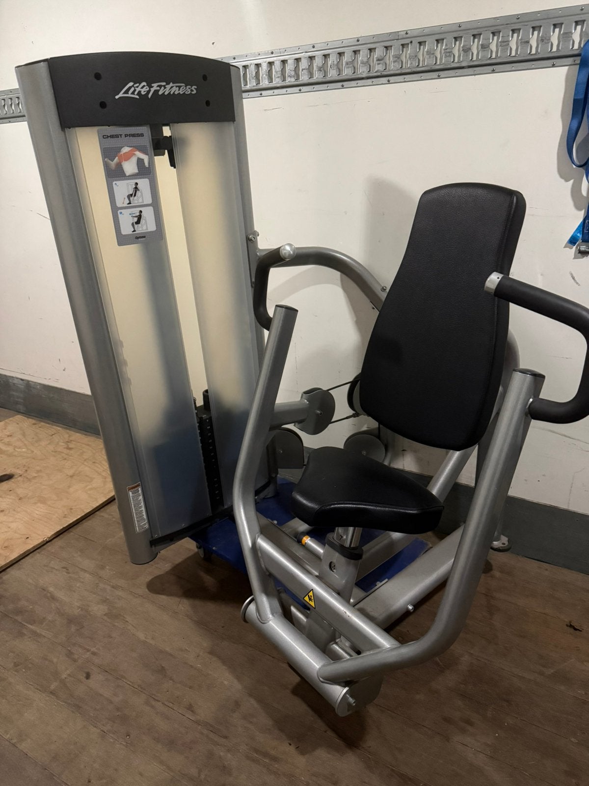 Life fitness optima chest press, Ophalen, Zo goed als nieuw, Overige typen