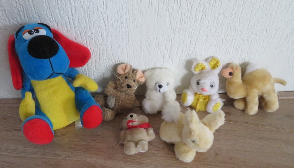 Knuffels o.a. Konijn, Beertjes, Muis,, Ophalen of Verzenden, Zo goed als nieuw, Overige typen