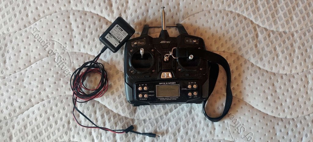 Hitec Optic 6 Sport RC zender, Ophalen, Gebruikt, Overige schalen, Onderdeel