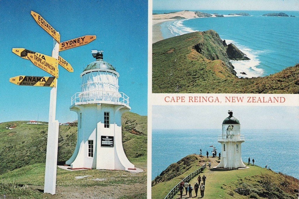 Vuurtoren Cape Reinga New Zeeland 1, Verzenden, 1980 tot heden, Ongelopen, Buiten Europa