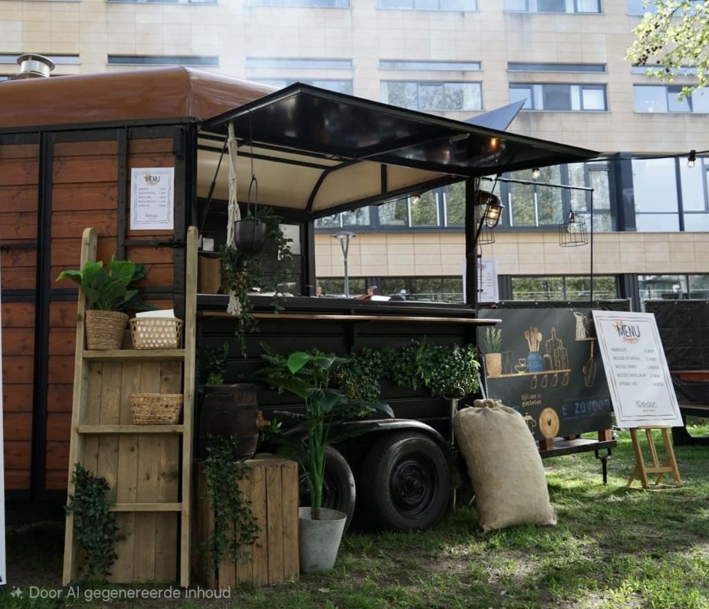 Foodtrucktrailer met deco te huur, Ophalen of Verzenden