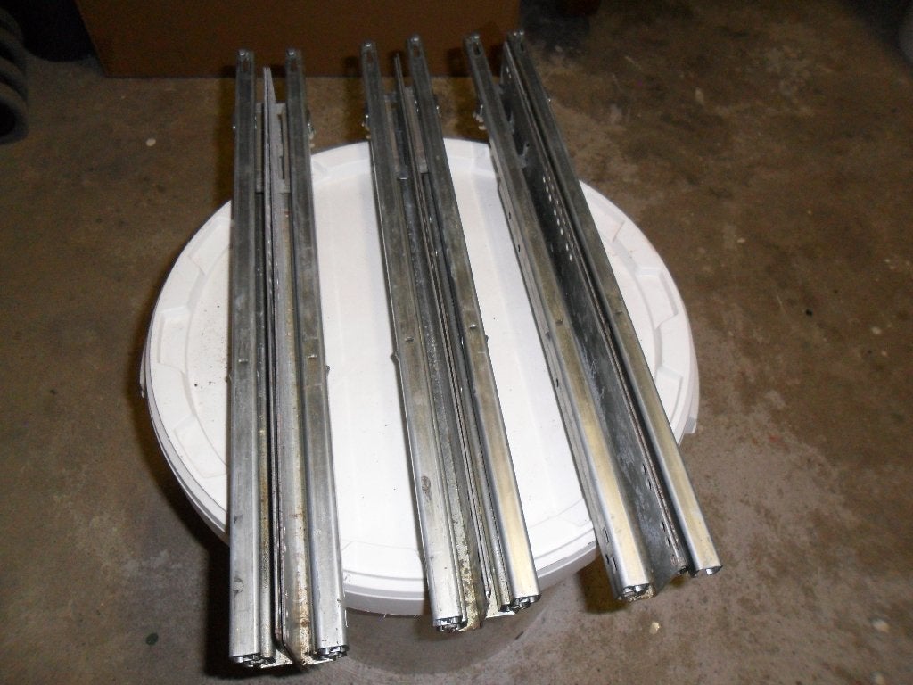 3 SETS LADEGELIJDERS, Ophalen, Gebruikt, 50 tot 100 cm, Minder dan 100 cm