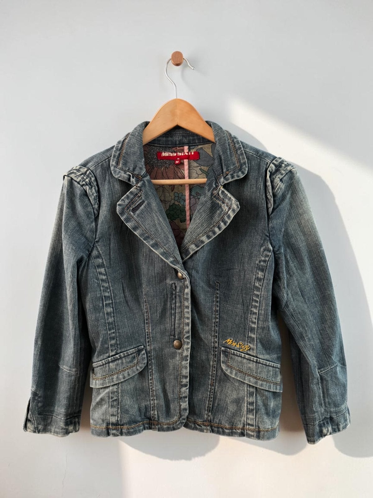 Miss Sixty spijkerjas jack blazer blazer blauw maat M 38 y2k, Kleding | Dames, Ophalen of Verzenden, Zo goed als nieuw, Maat 38/40 (M)