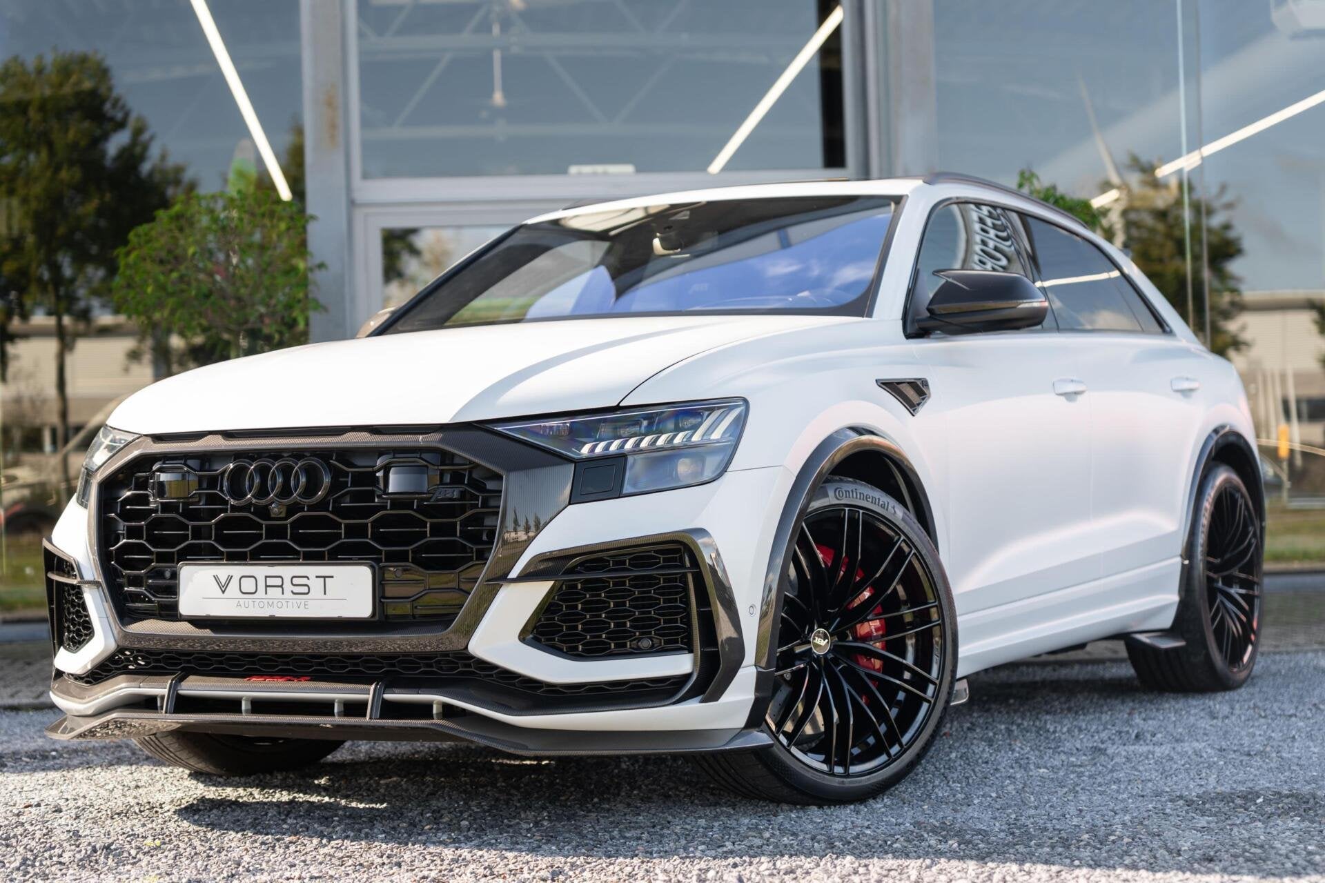 Audi RS Q8 R ABT 1/125 Quattro Pano FullPPF Keramisch Carbon, Dealer onderhouden, Verwarmde buitenspiegels, Gebruikt, Bedrijf