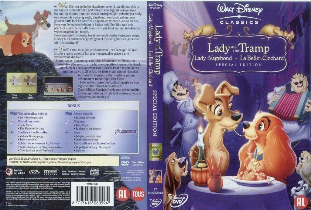 Lady and the Tramp - Walt Disney Classics"", Alle leeftijden, Ophalen of Verzenden, Zo goed als nieuw, Nederlands