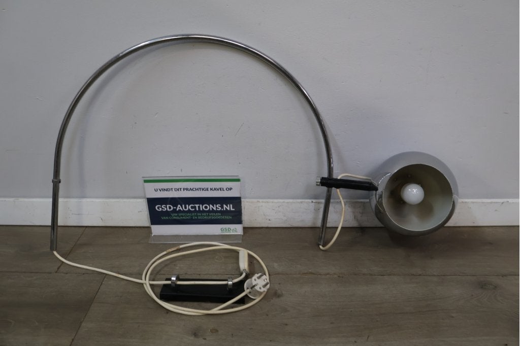 Vintage Space Age wandlamp, Booglamp, Ophalen of Verzenden, Niet ingevuld, Niet ingevuld, Niet ingevuld