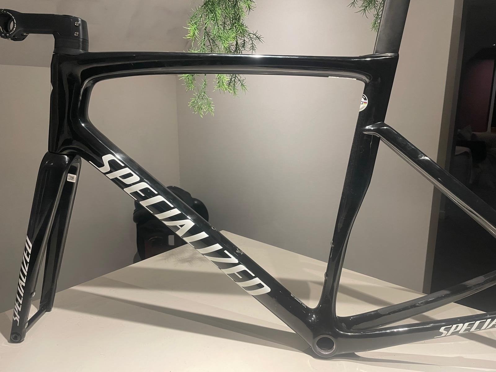 Specialized SL7 Tarmac Frame 58cm Zwart, Frame, Gebruikt, Ophalen of Verzenden, Racefiets